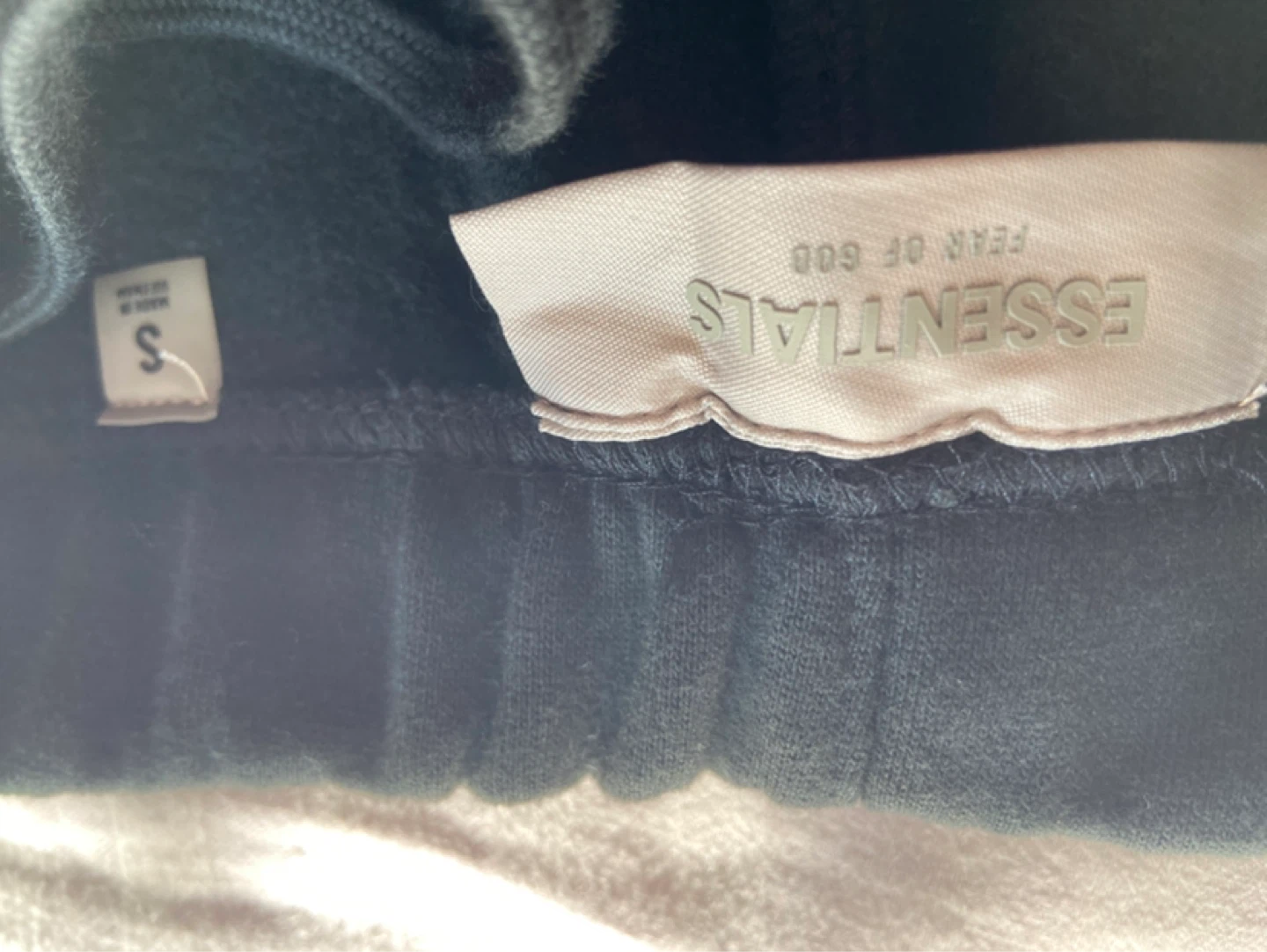 Black Essentials Fear of God S22 Pants - Size Small - photo 5