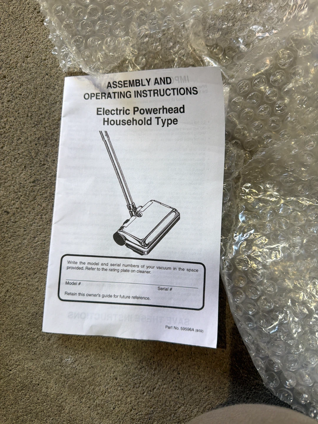 Electric Powerhead Household Type Vacuum Attachment - photo 3