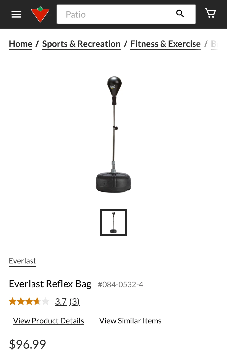 Everlast Advanced Reflex Bag - Approx. 63" Tall - photo 2