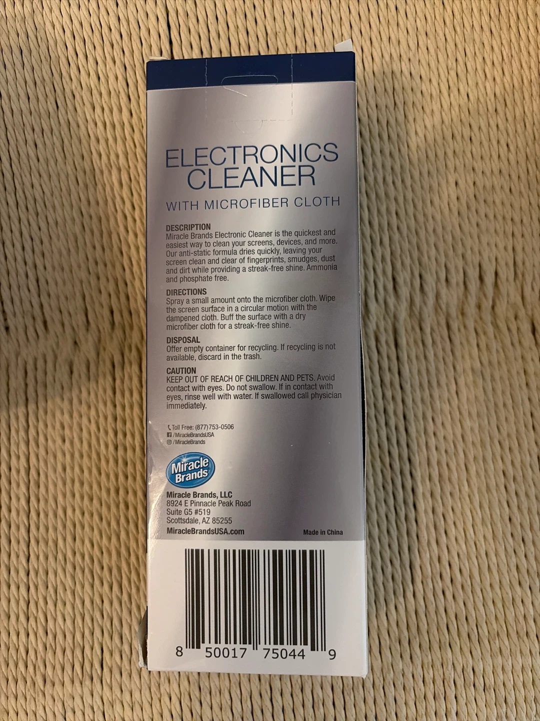 Miracle Brands Electronics Cleaner with Microfiber Cloth - photo 2