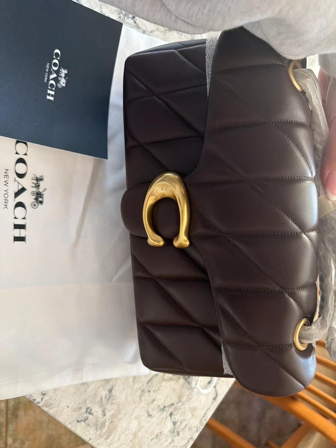 Coach QLT LTH Tabby SB 26 Shoulder Bag in Maple - photo 5