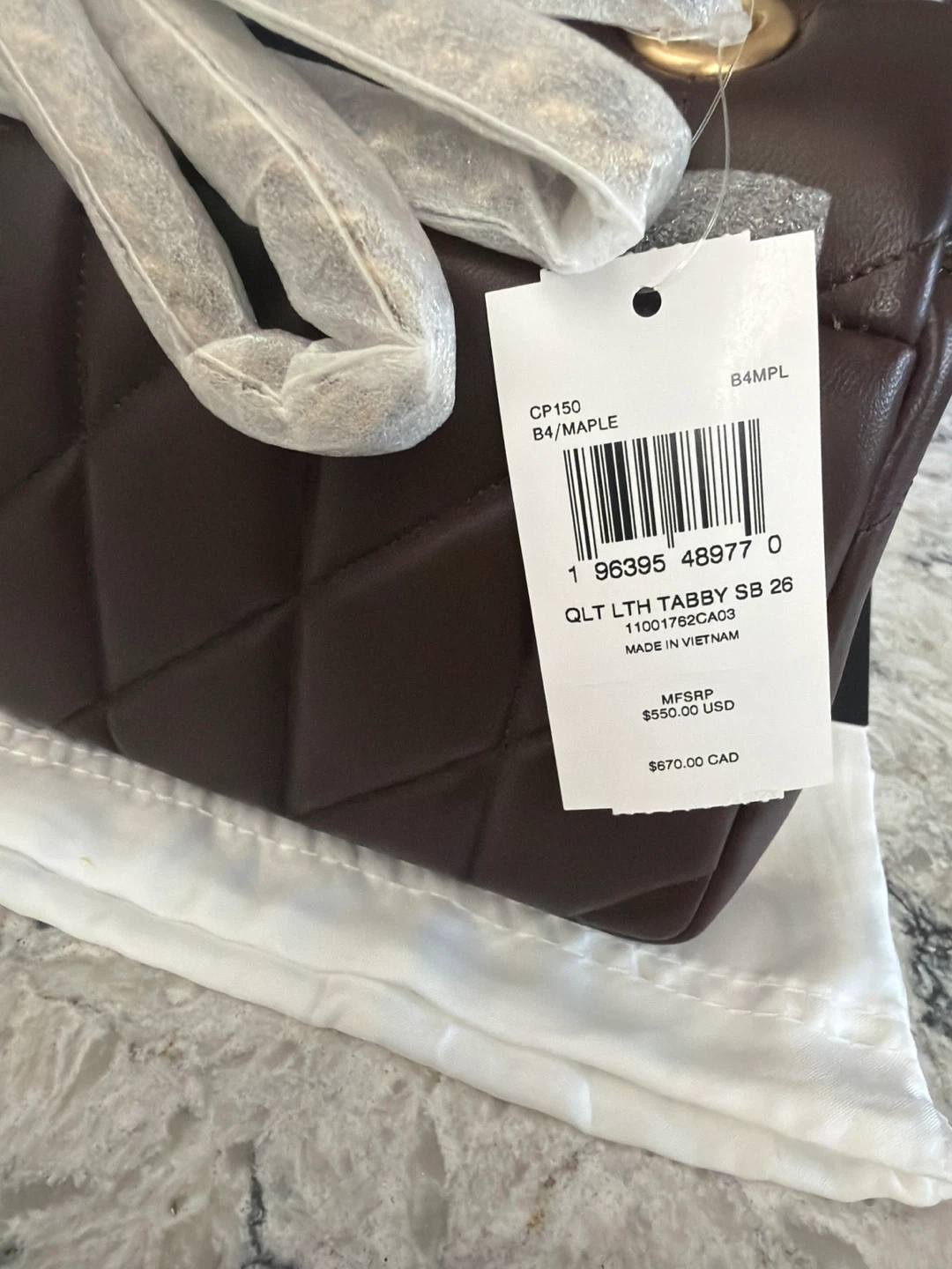 Coach QLT LTH Tabby SB 26 Shoulder Bag in Maple - photo 4