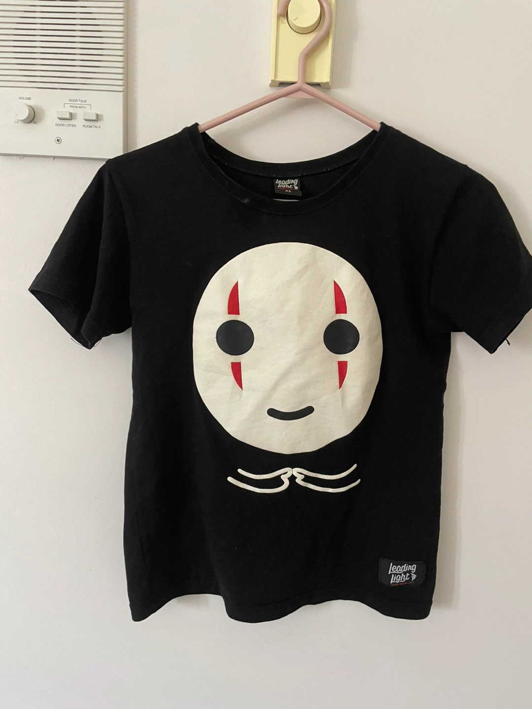 Black T-Shirt with No-Face graphic
