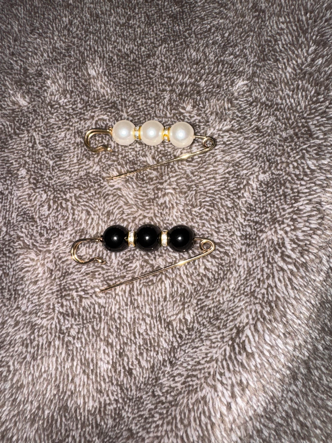Set of 2 Decorative Safety Pins with Beads - photo 3