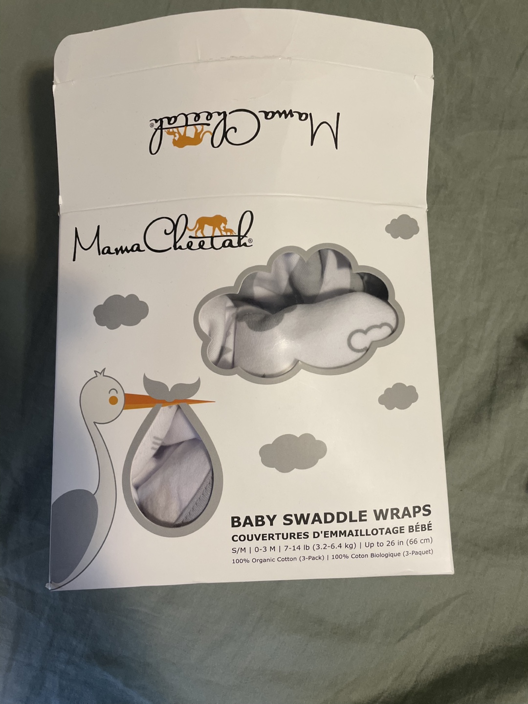 Mama Cheetah Baby Swaddle Wraps