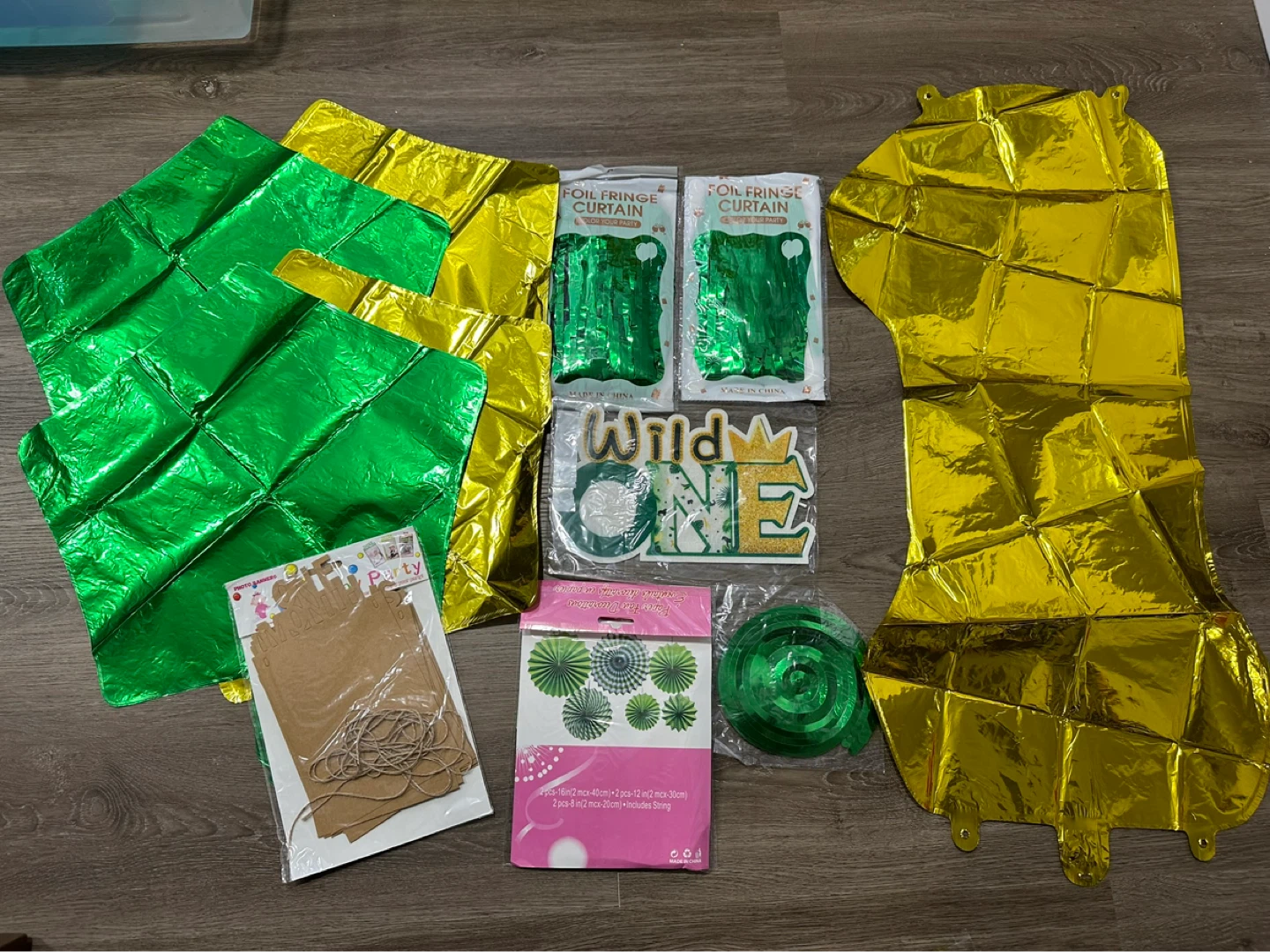 Wild ONE Jungle Theme Birthday Party Decorations - photo 2