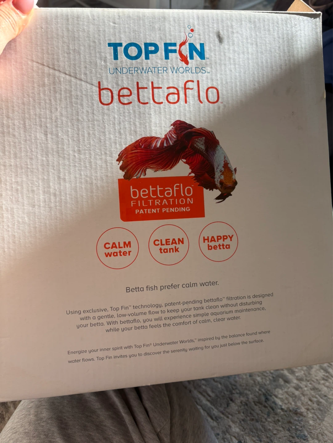 Top Fin Bettaflo 3.5 Gallon Aquarium Kit - photo 2