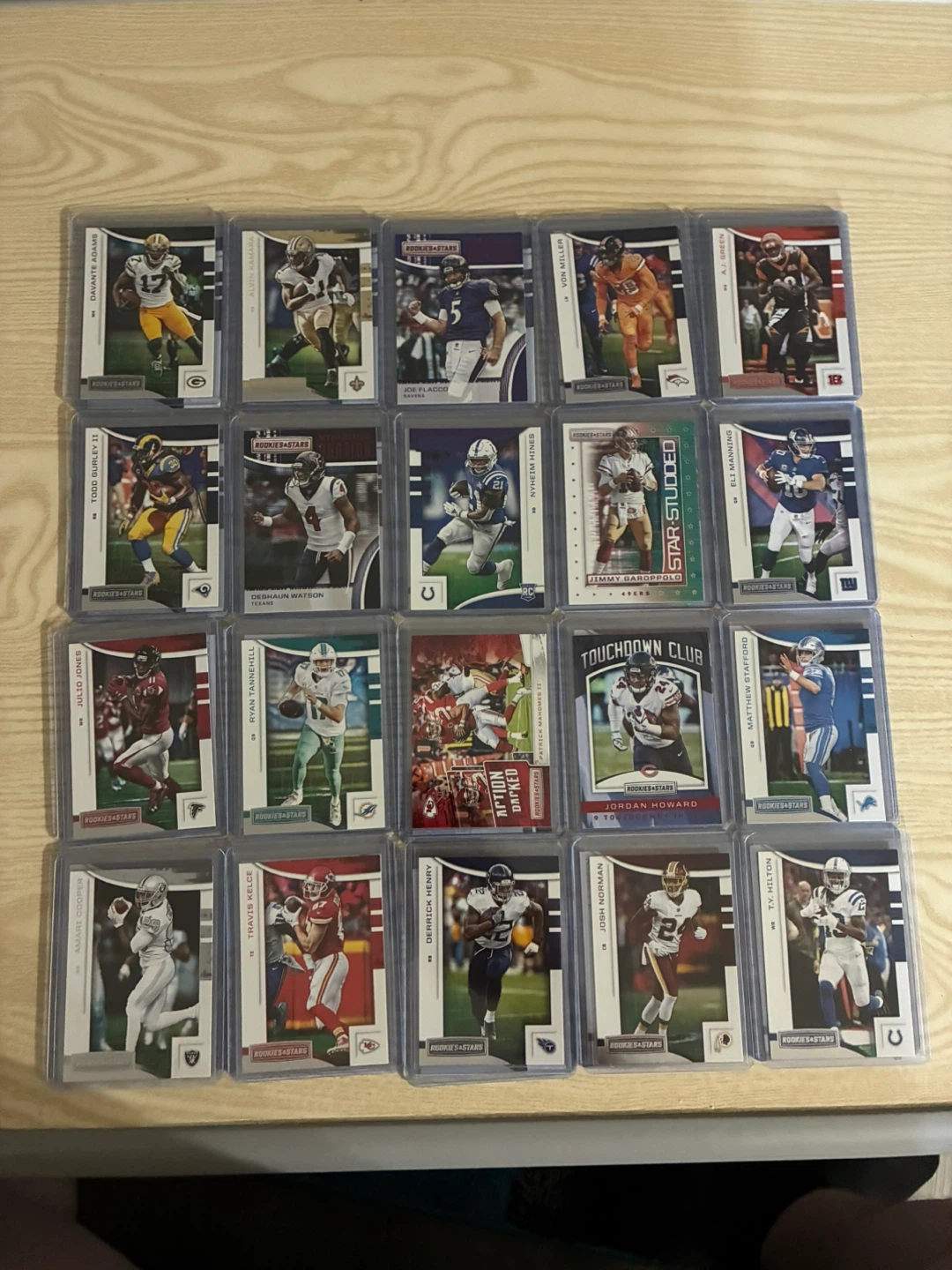 Collection of  NFL Rookies + Stars Football Cards - photo 4