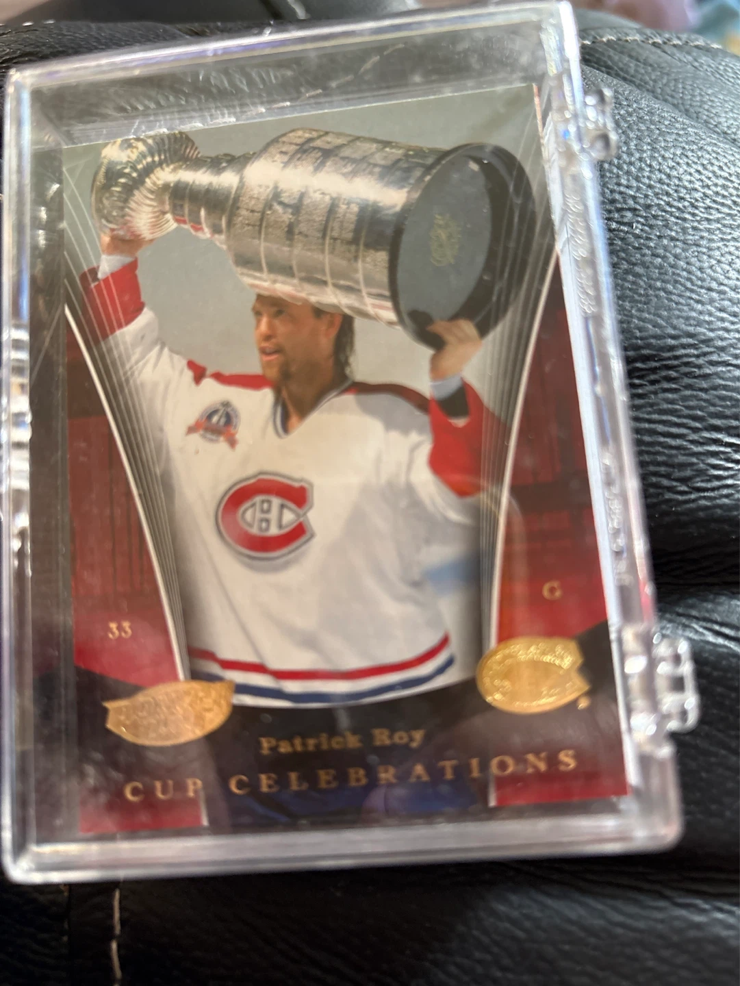 Patrick Roy Cup Celebrations Hockey Card