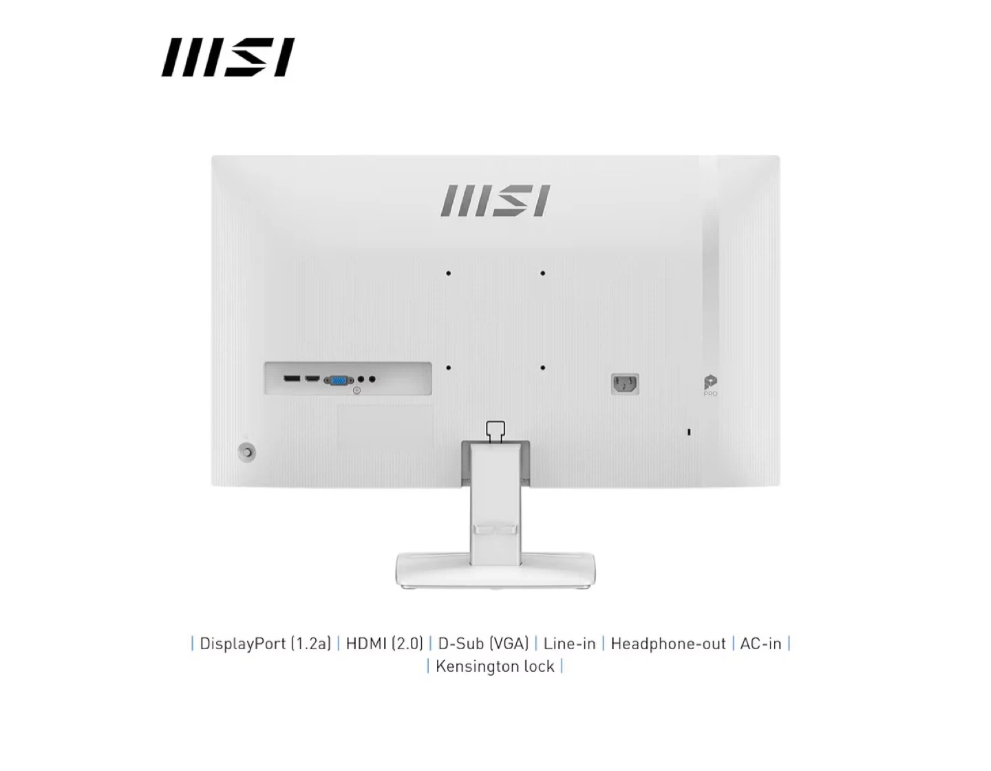 🖥️ MSI PRO 27” White IPS Monitor - 120Hz Like New - photo 2