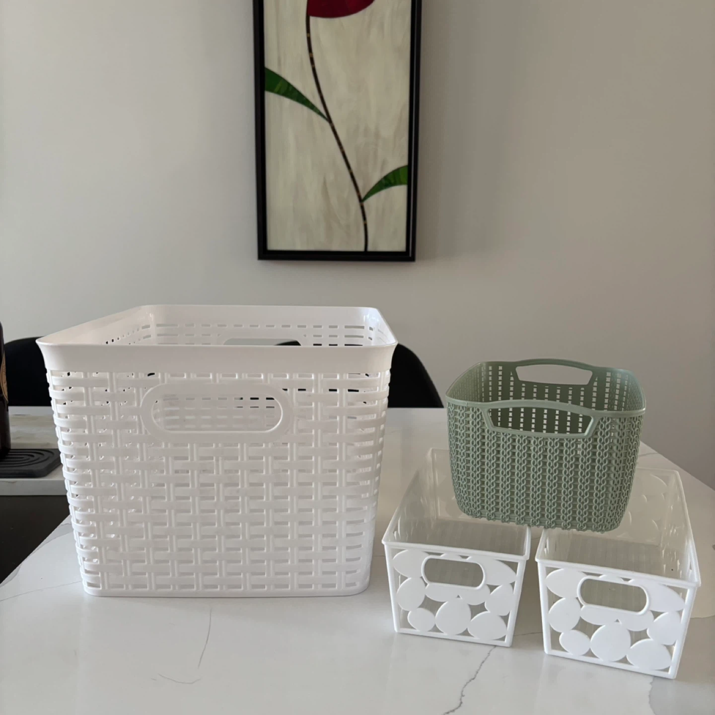 Set of 4 Plastic Bins