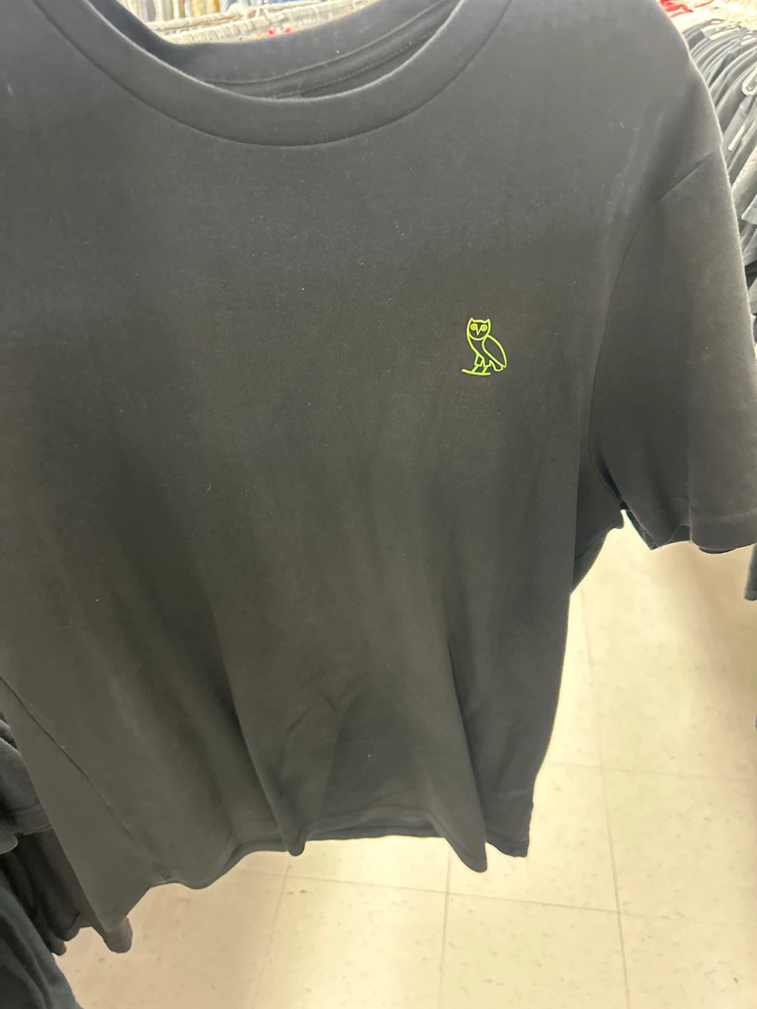 OVO October's Very Own Black Owl T-Shirt