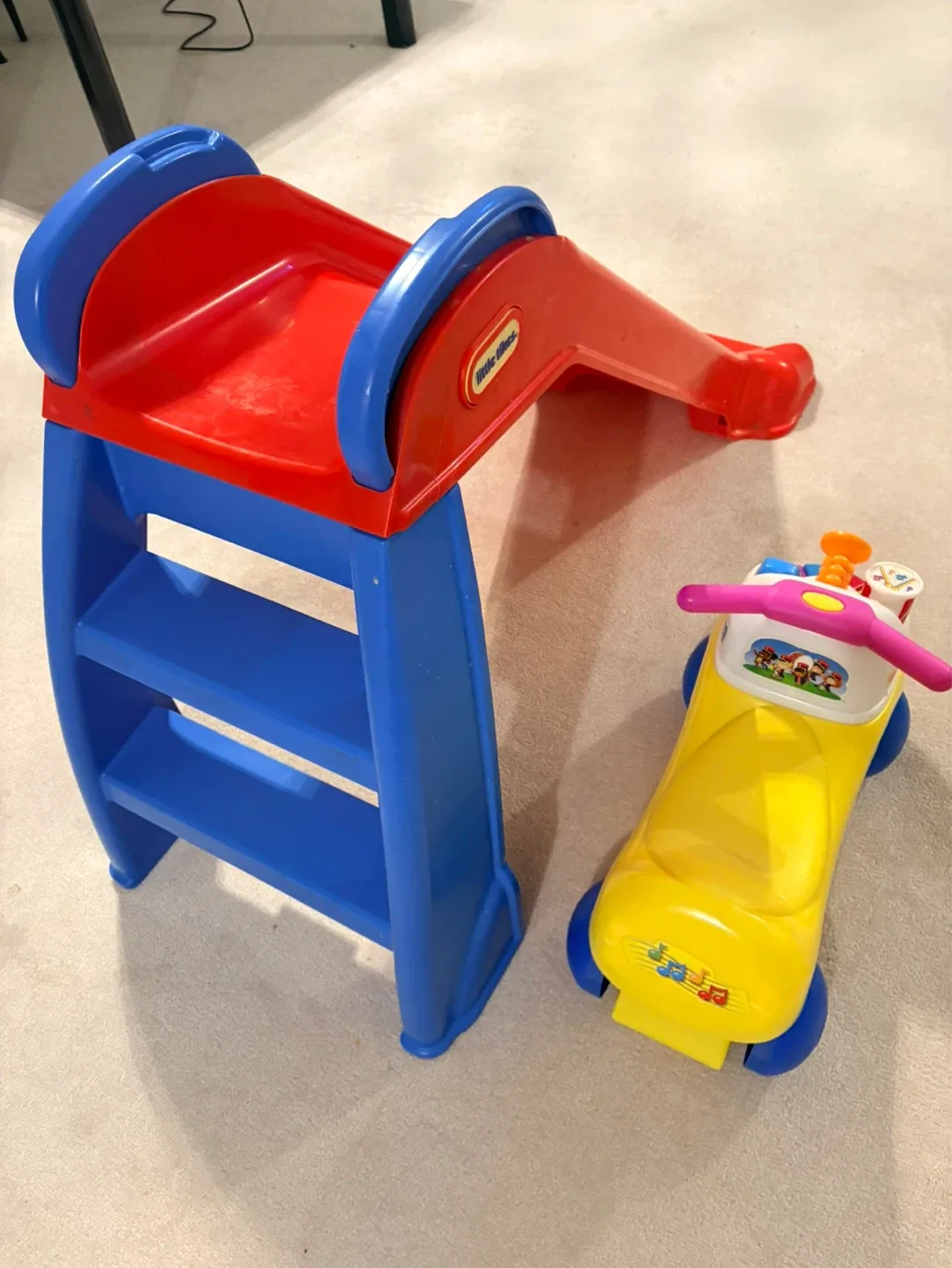 Fisher-Price Ride-On Toy and Little Tikes Slide Set - photo 2