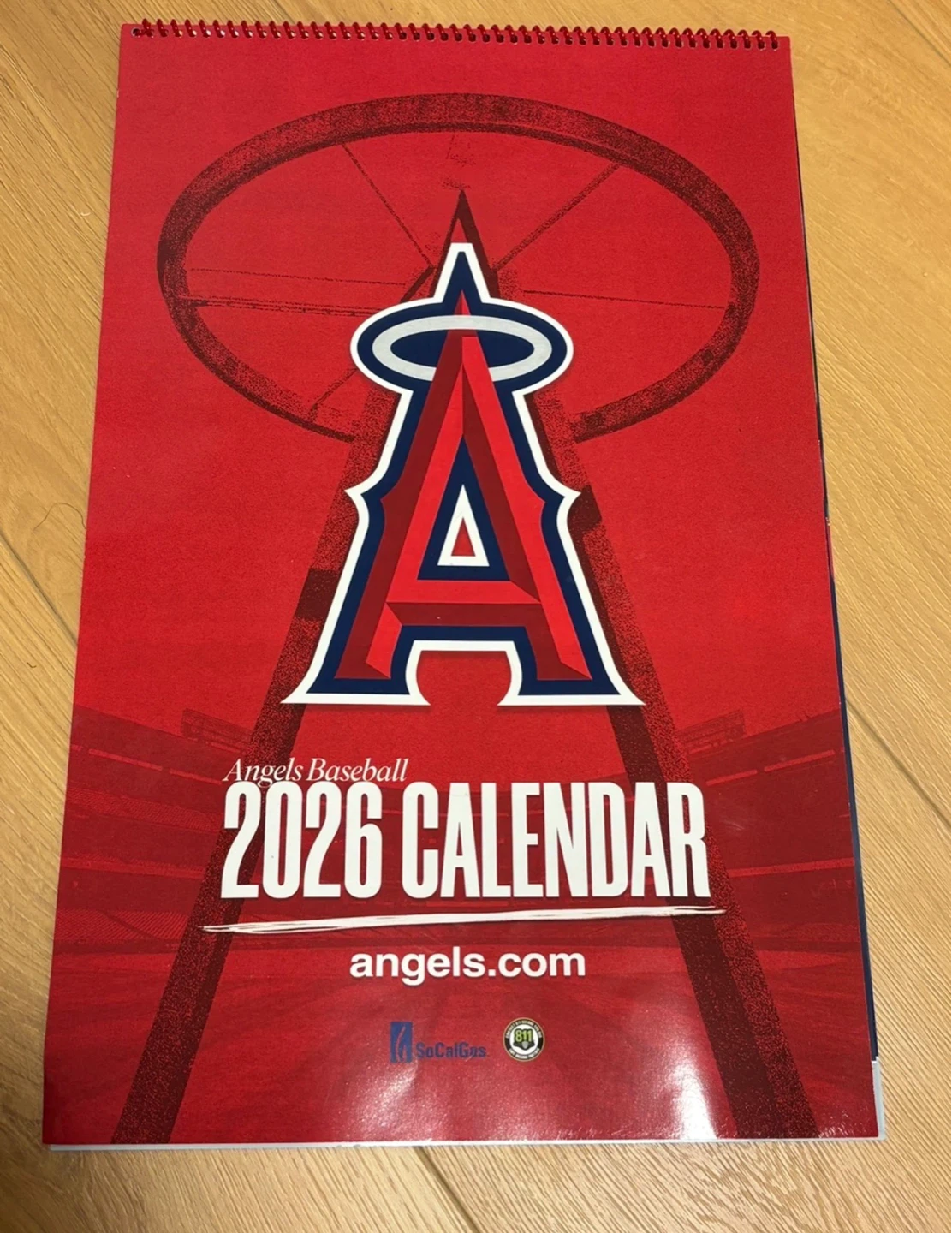 Los Angeles Angels Baseball 2026 Calendar
