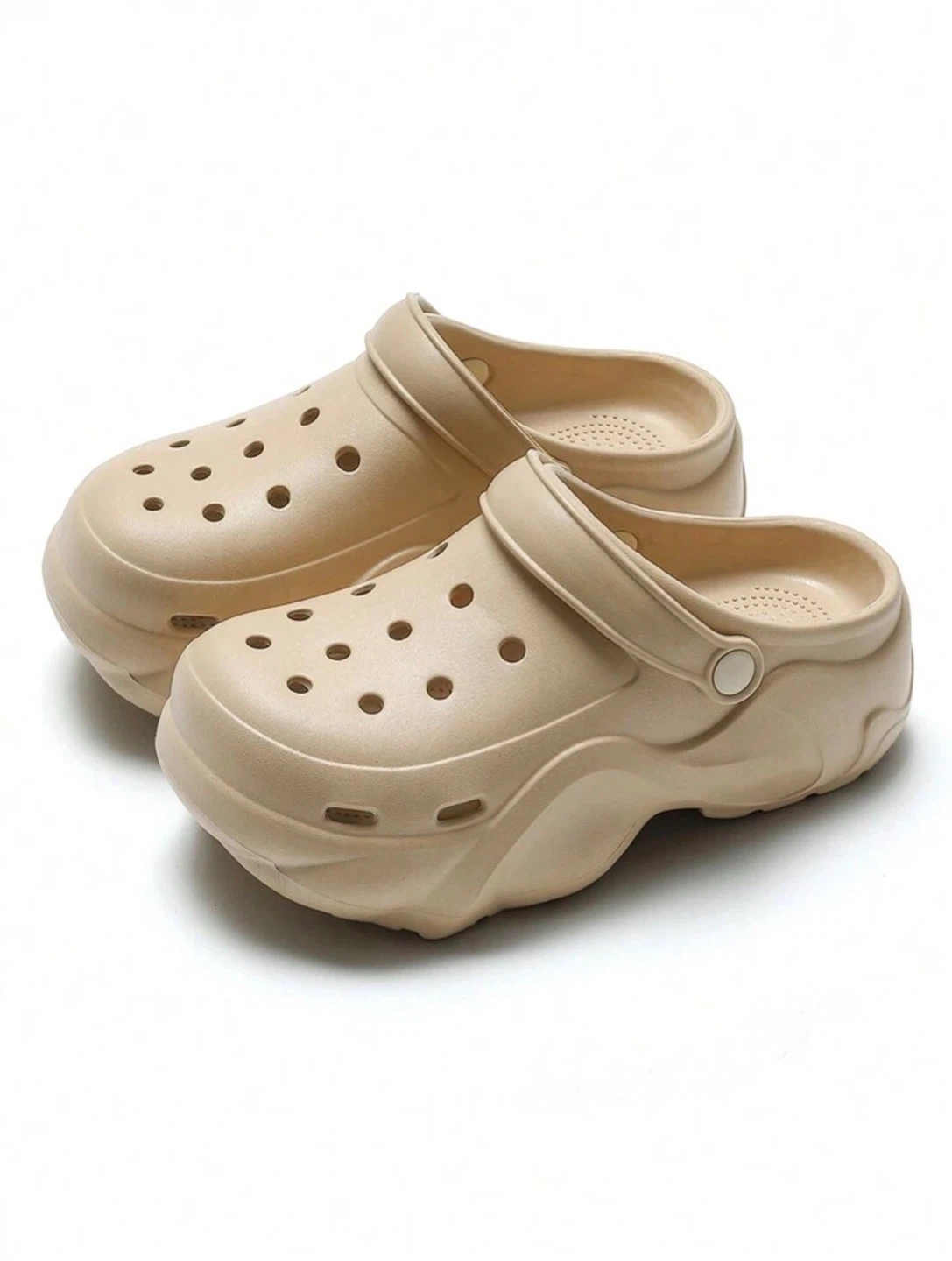 Platform Clogs with "Baby" Charm