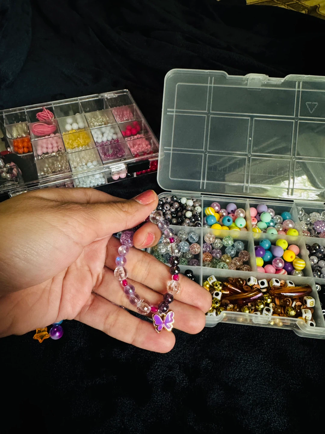 🦋 Handmade Butterfly Beaded Bracelet | Custom Jewelry 💜 - photo 2