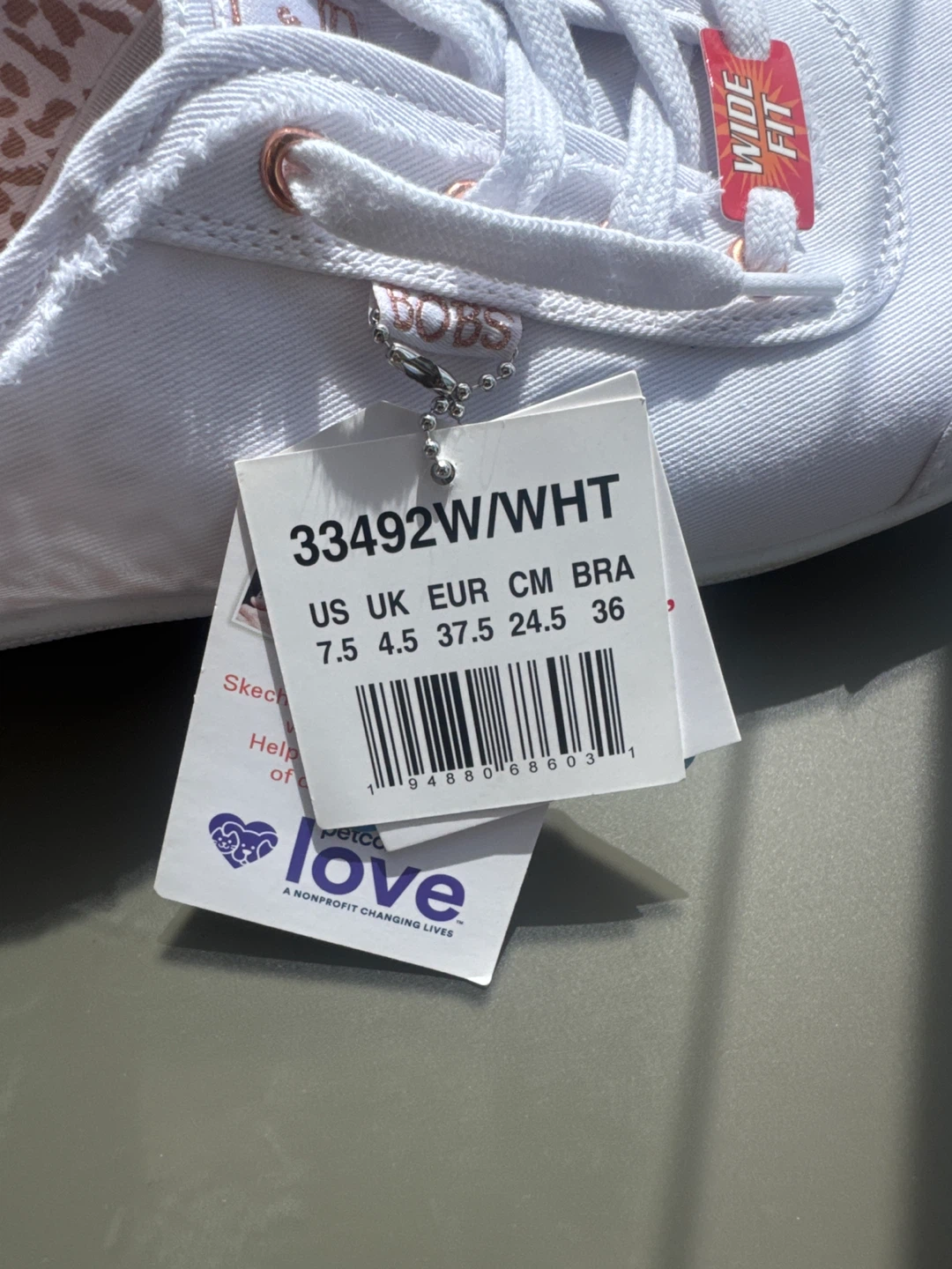 BOBS from Skechers Women's White Wide Fit Sneakers - photo 3