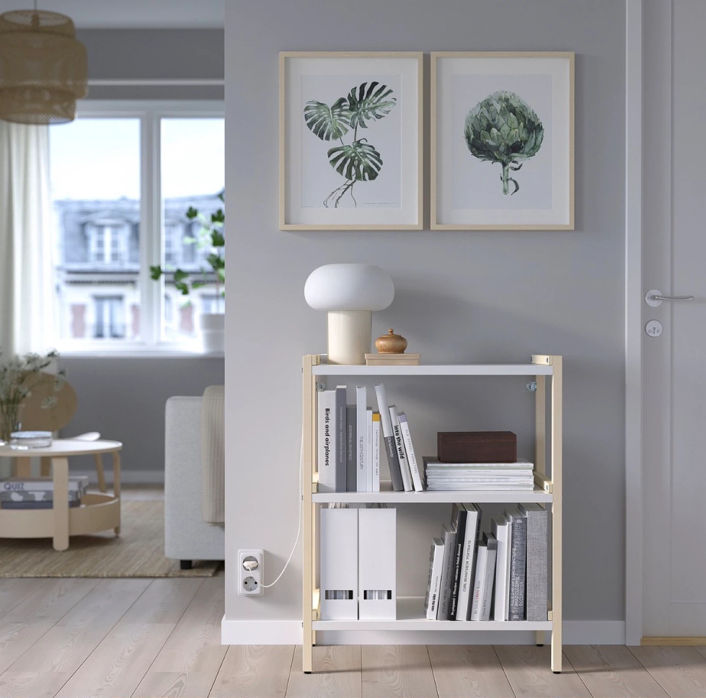 IKEA EKENÄBBEN Open Shelf Unit - Aspen/White