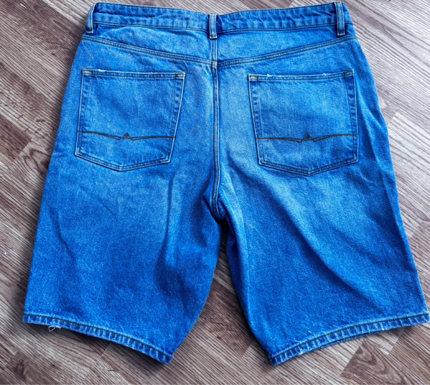 ASOS DESIGN Men's Blue Denim Shorts W34 - photo 3