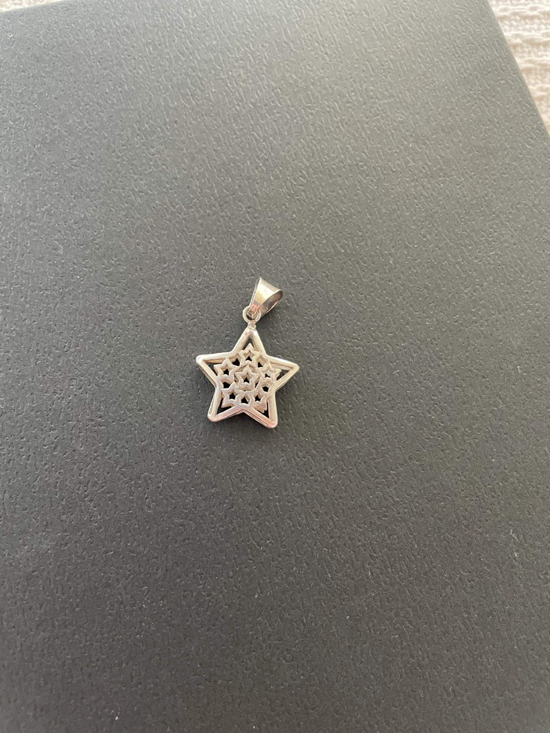Sterling Silver Star Pendant Charm - photo 4