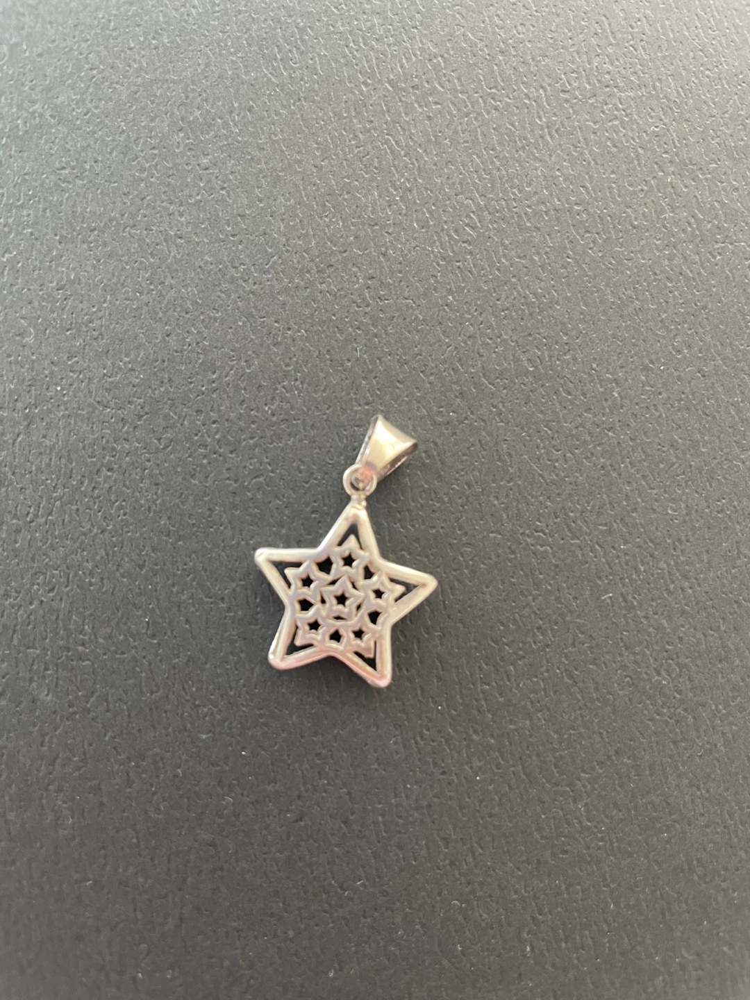 Sterling Silver Star Pendant Charm