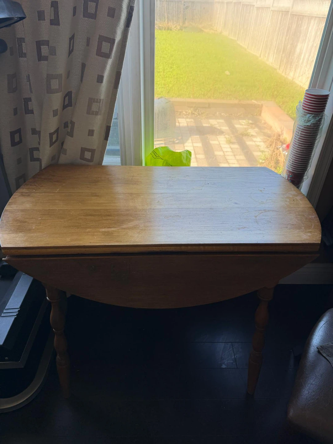 Wooden Drop Leaf Table