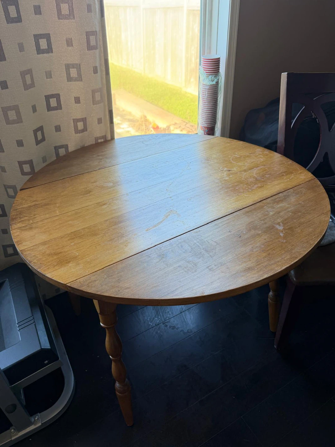 Wooden Drop Leaf Table - photo 3