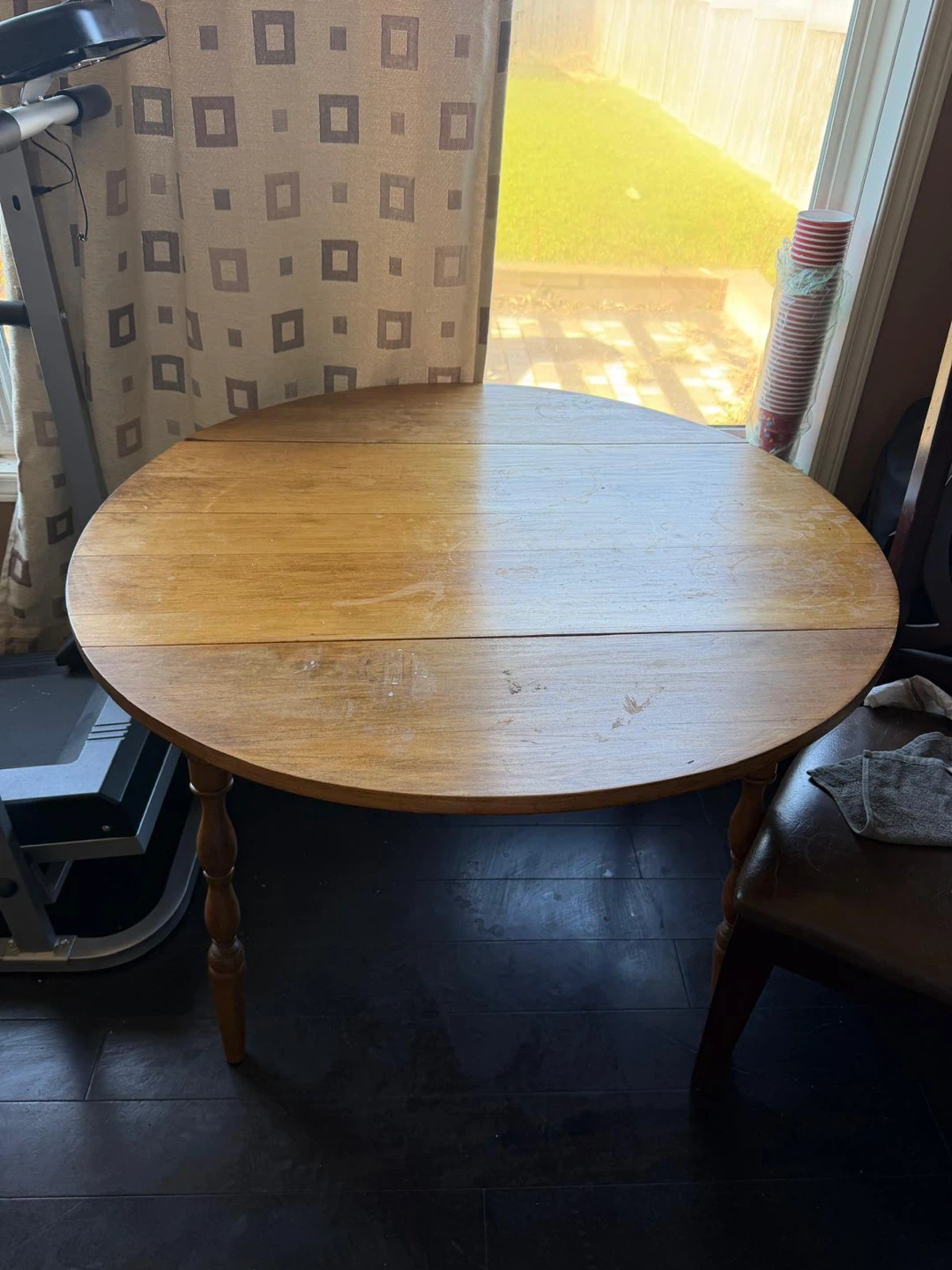 Wooden Drop Leaf Table - photo 2