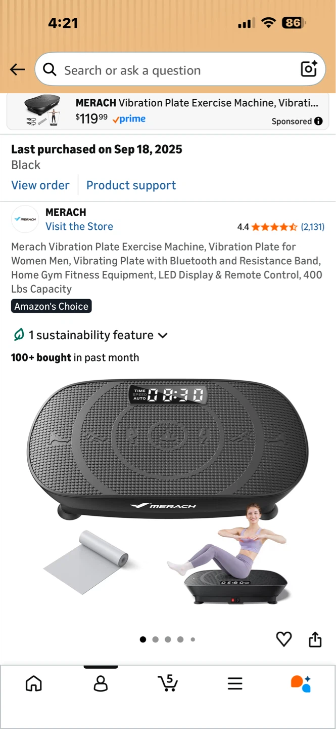 Merach Vibration Plate Exercise Machine
