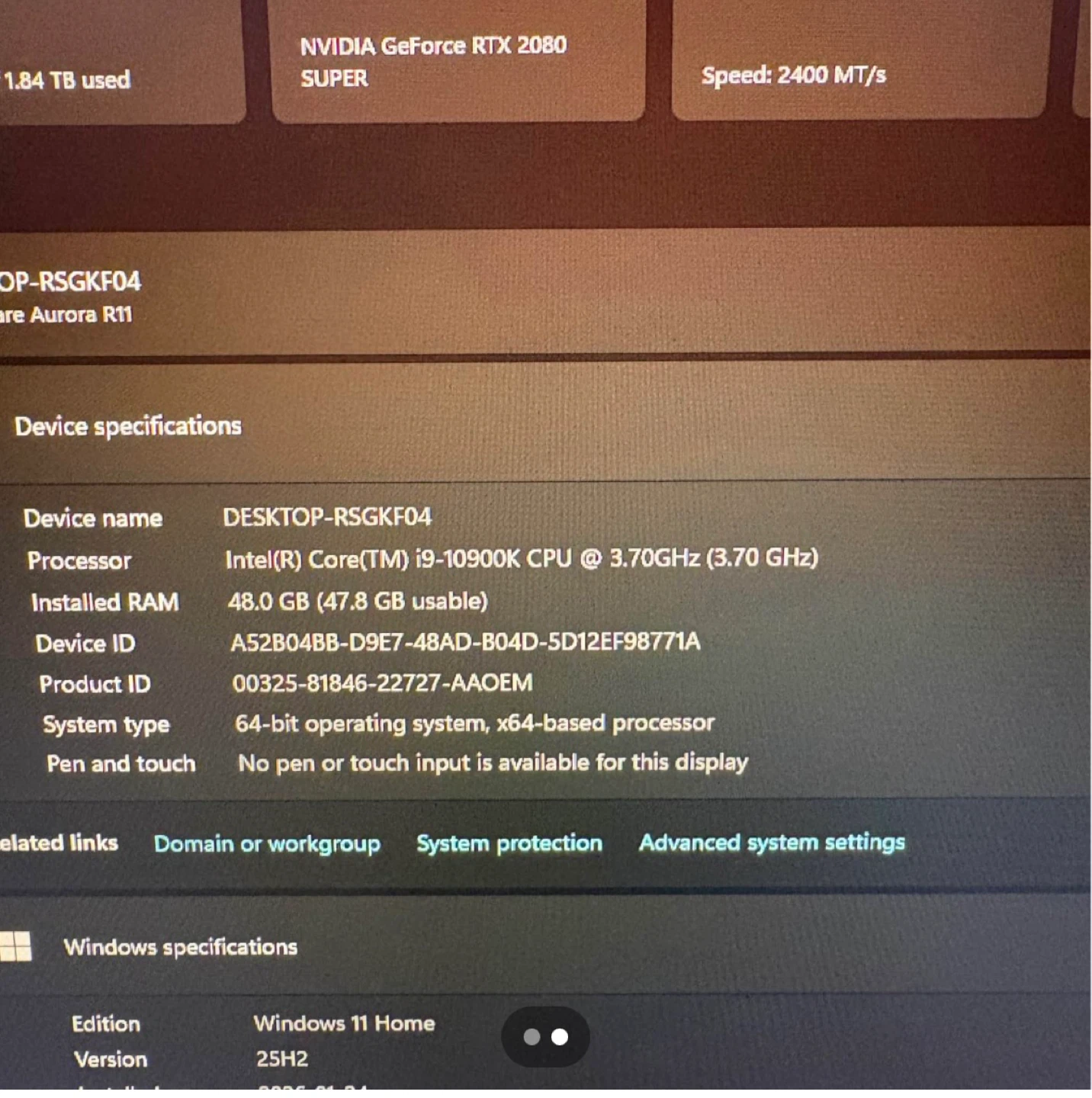 Alienware Aurora R11 Gaming Desktop - photo 2