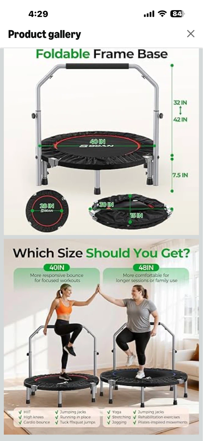 BMX FLEX Rebounder Mini Trampoline