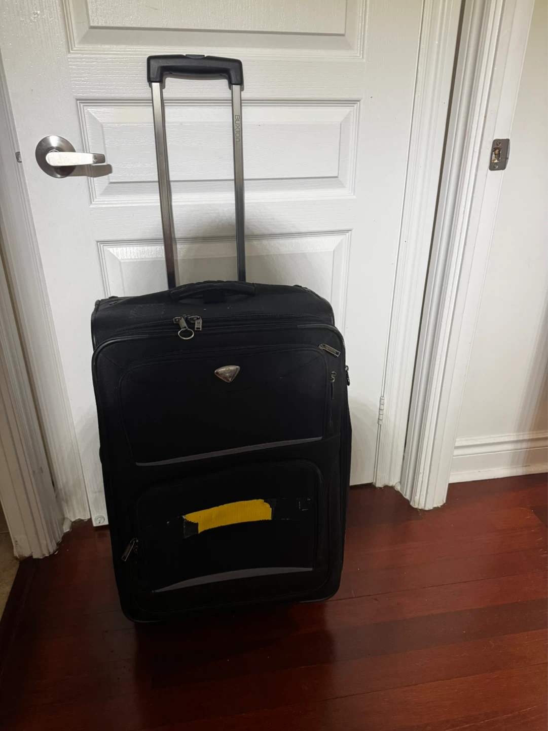 Buxton Black Rolling Suitcase