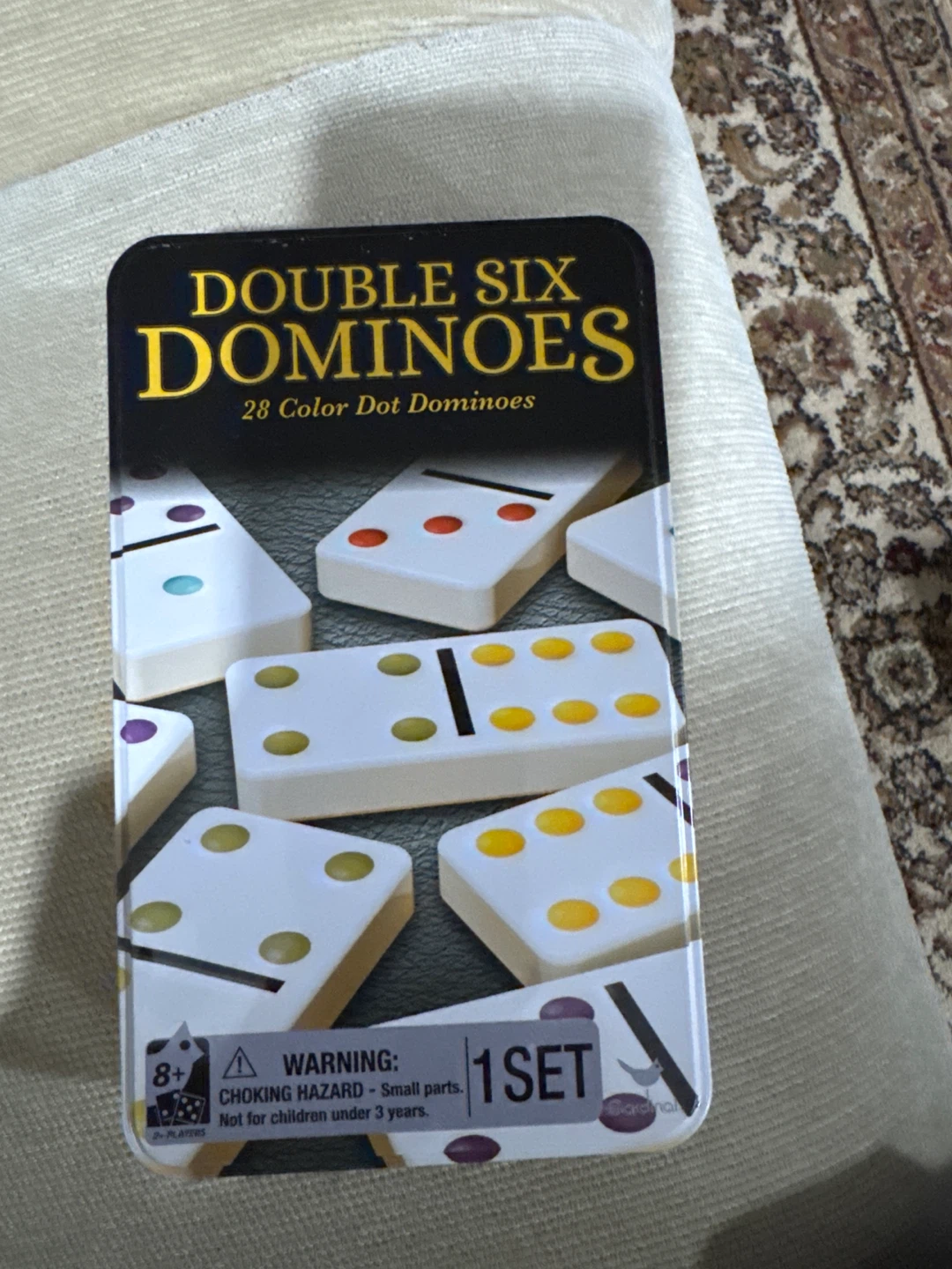 Double Six Dominoes - 28 Color Dot Dominoes