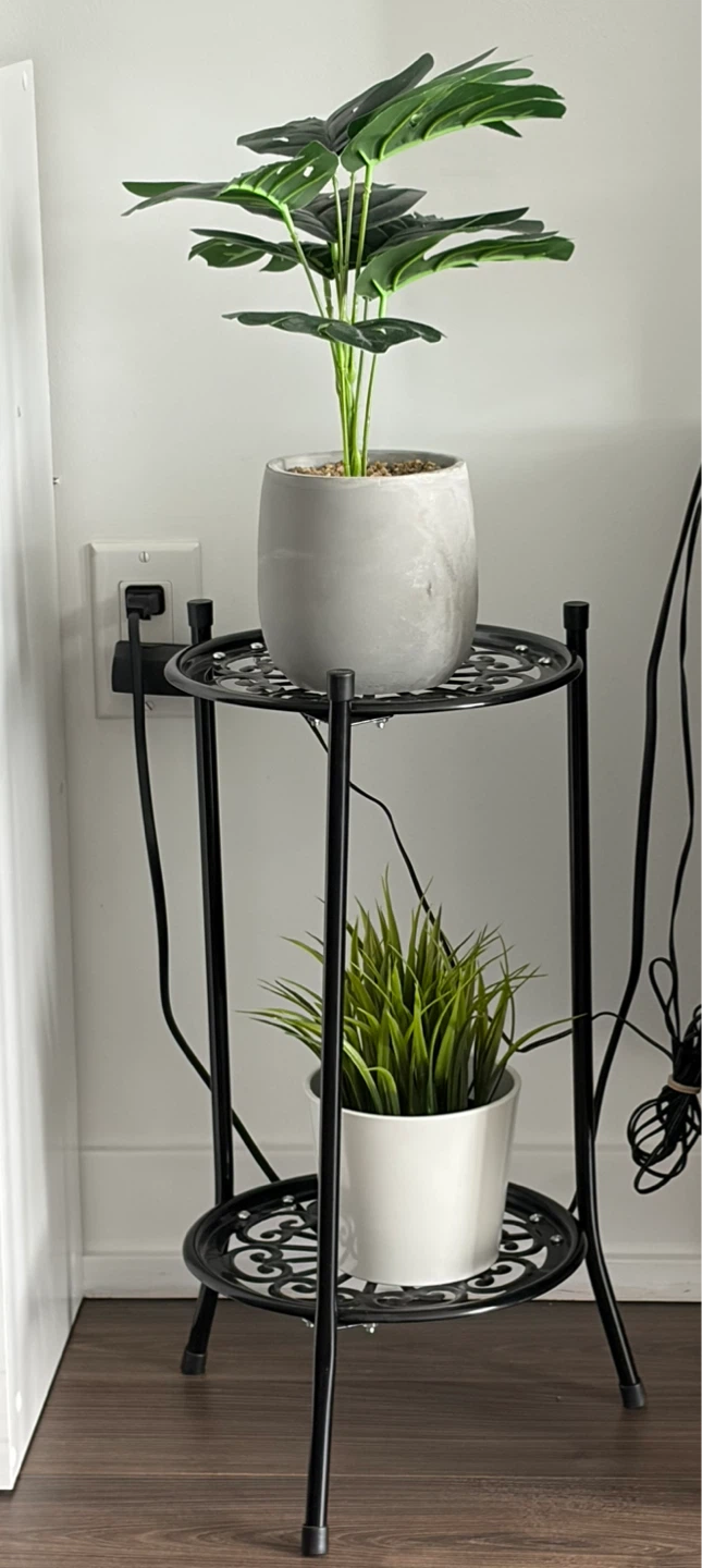 Artificial Plants + Metal Stand for Sale 🌿