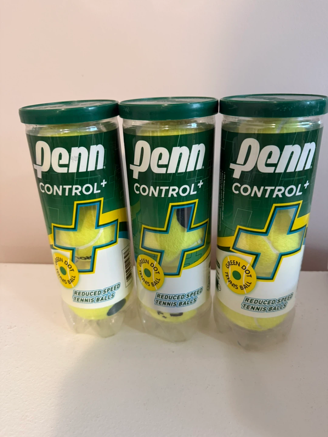 Penn Control+ Green Dot Tennis Balls - photo 2