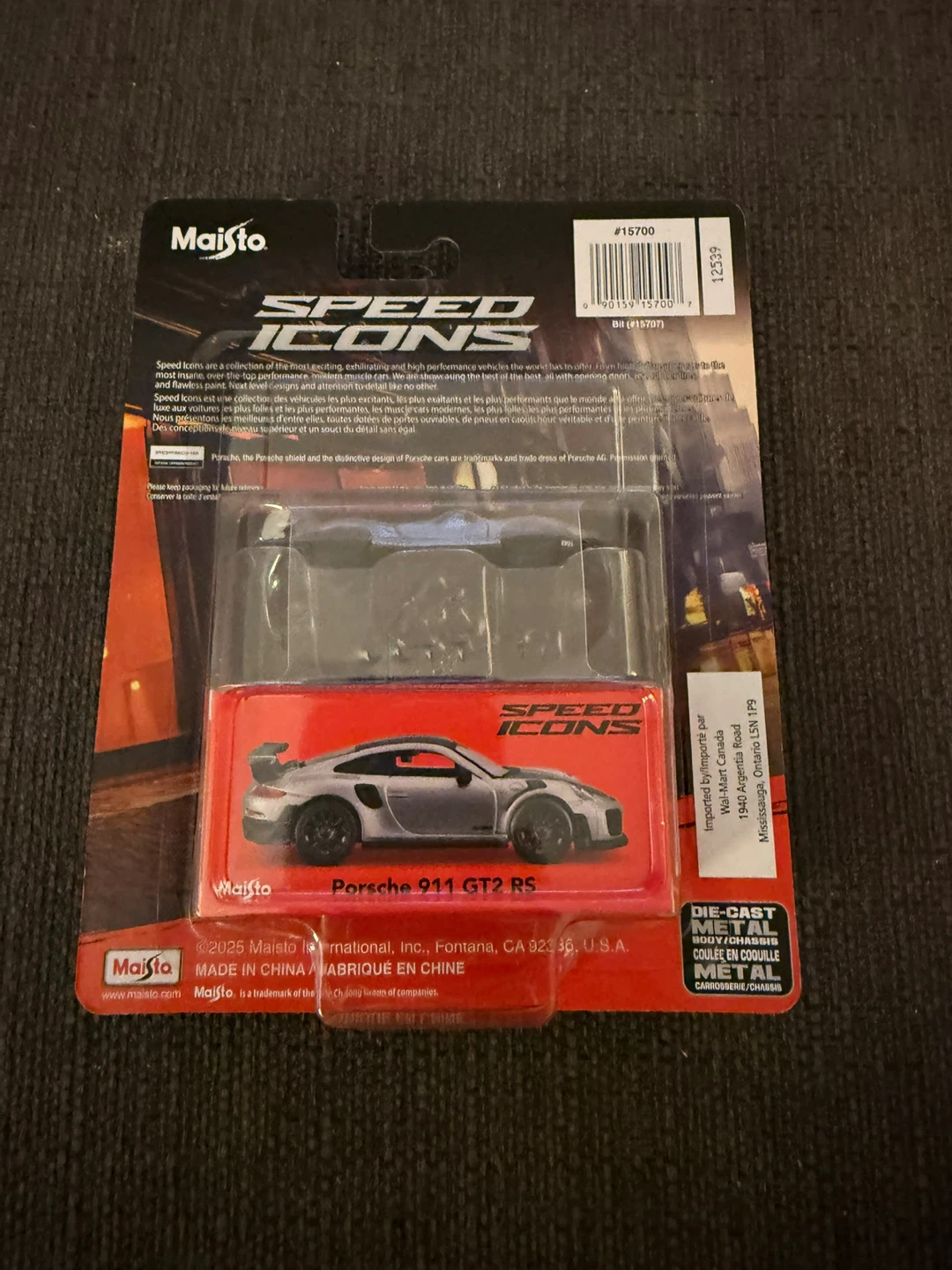 Maisto Speed Icons Porsche 911 GT2 RS 1:64 - photo 3