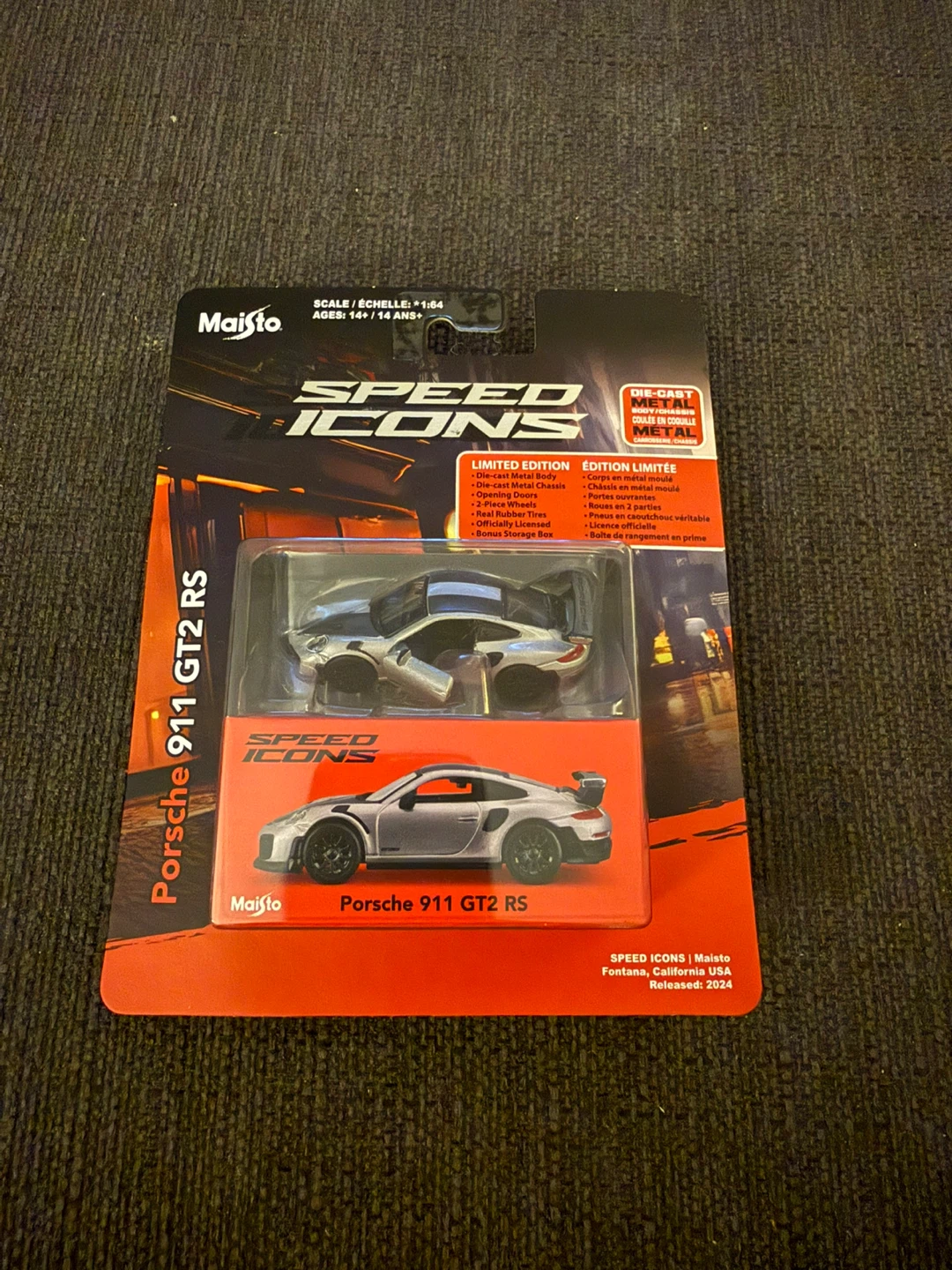 Maisto Speed Icons Porsche 911 GT2 RS 1:64 - photo 2