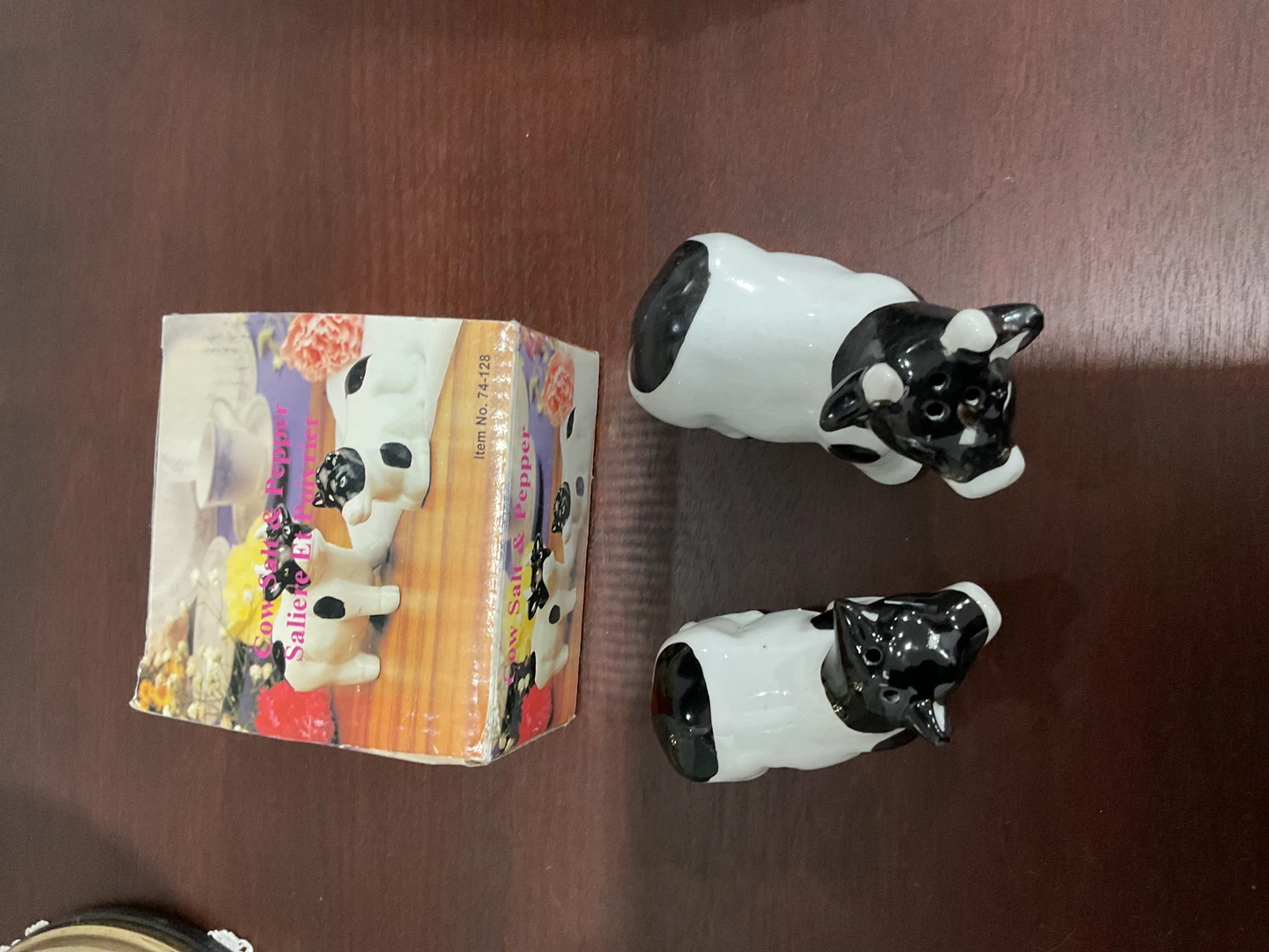 Cow Salt and Pepper Shakers