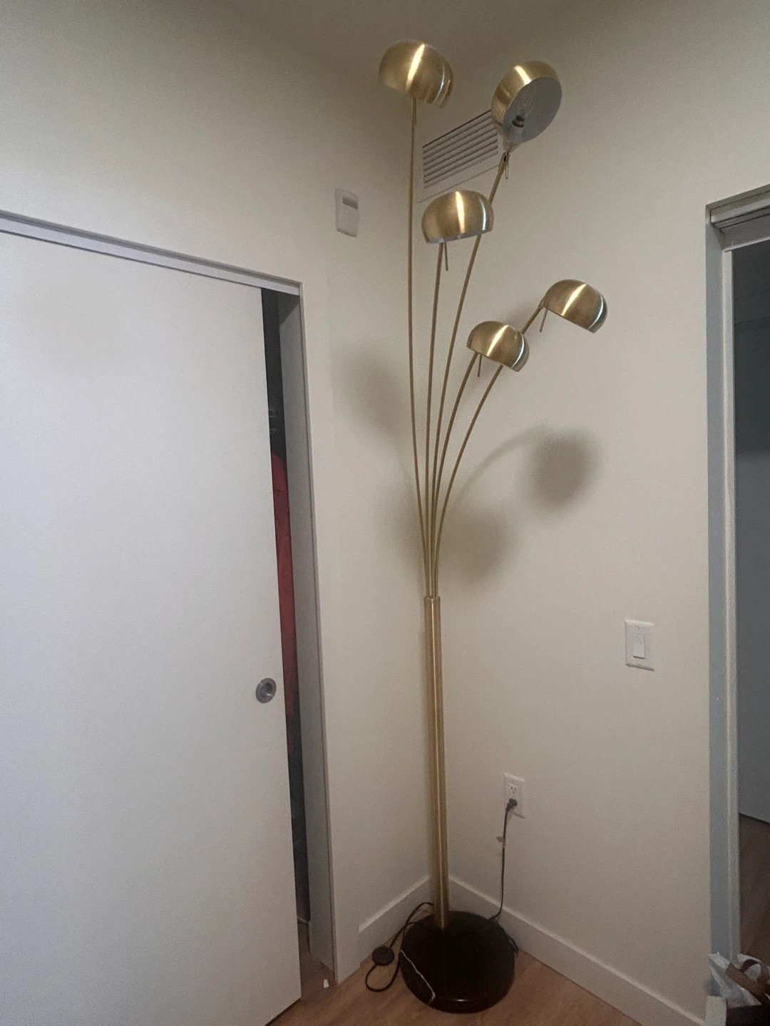 Gold Arc Floor Lamp - photo 2