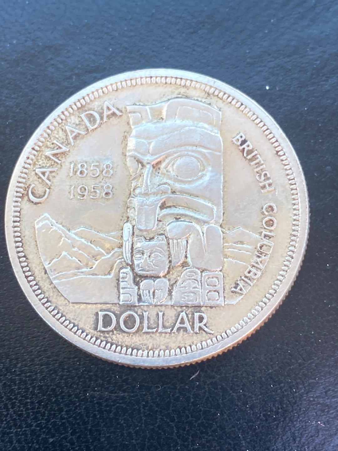 Canada 1858-1958 British Columbia Dollar Coin