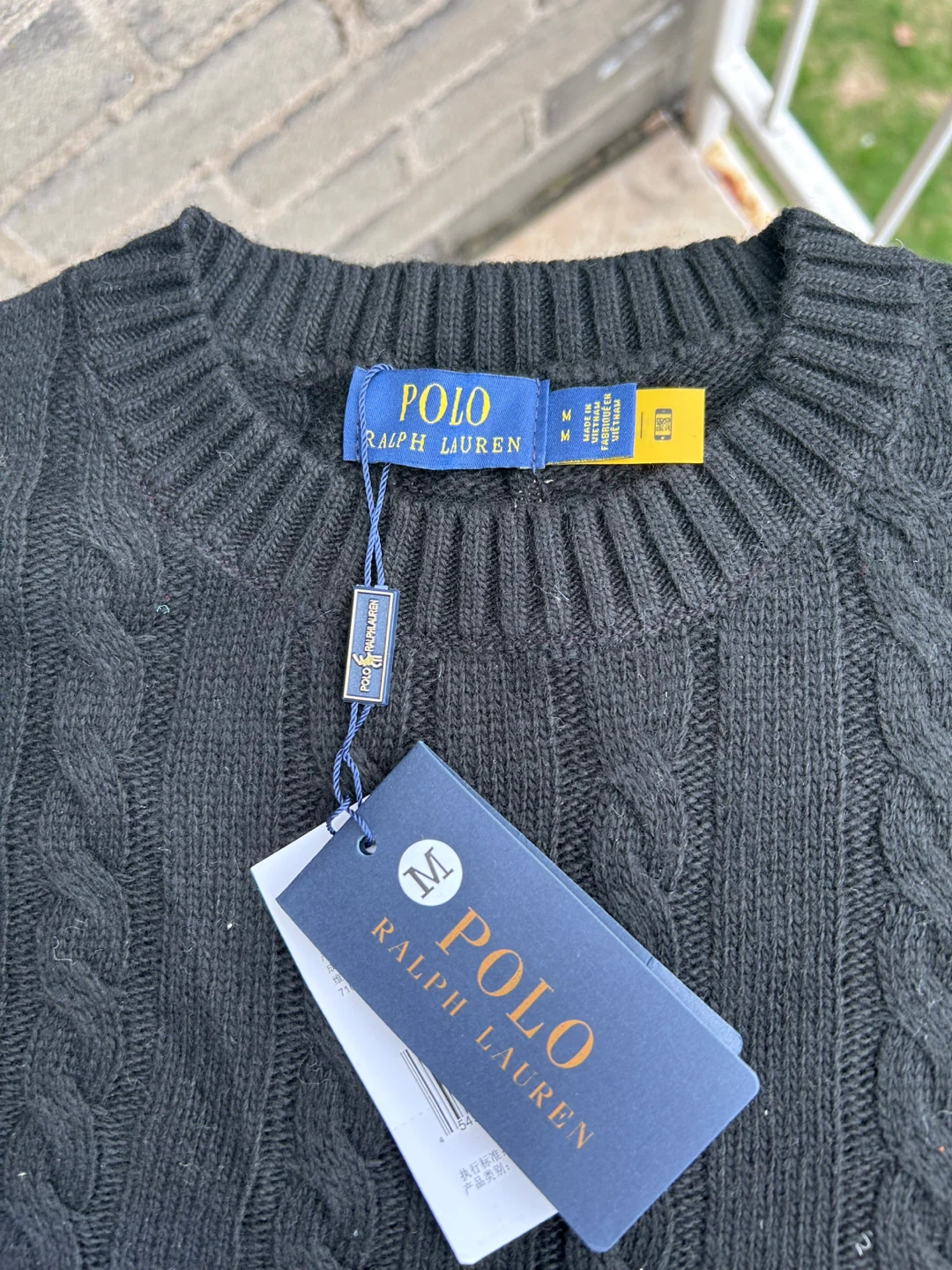Chandail Polo Ralph Lauren pour homme, noir, taille M - photo 2