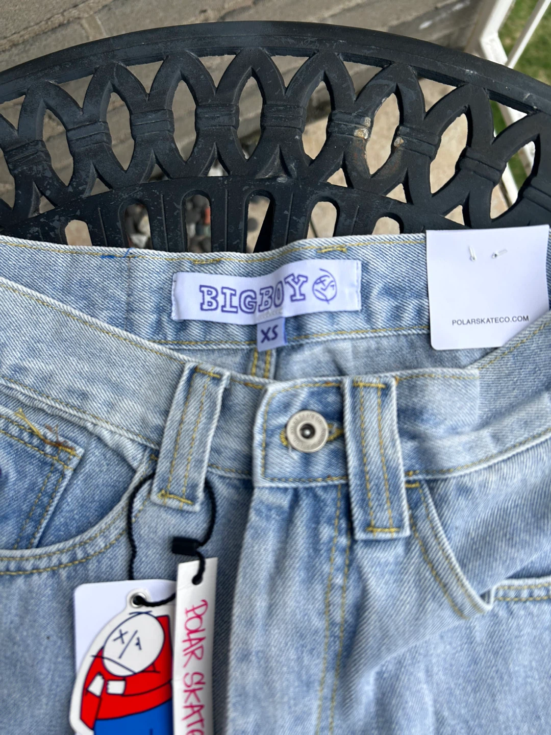 Polar Skate Co. Big Boy Jeans XS Bleu Clair - photo 2