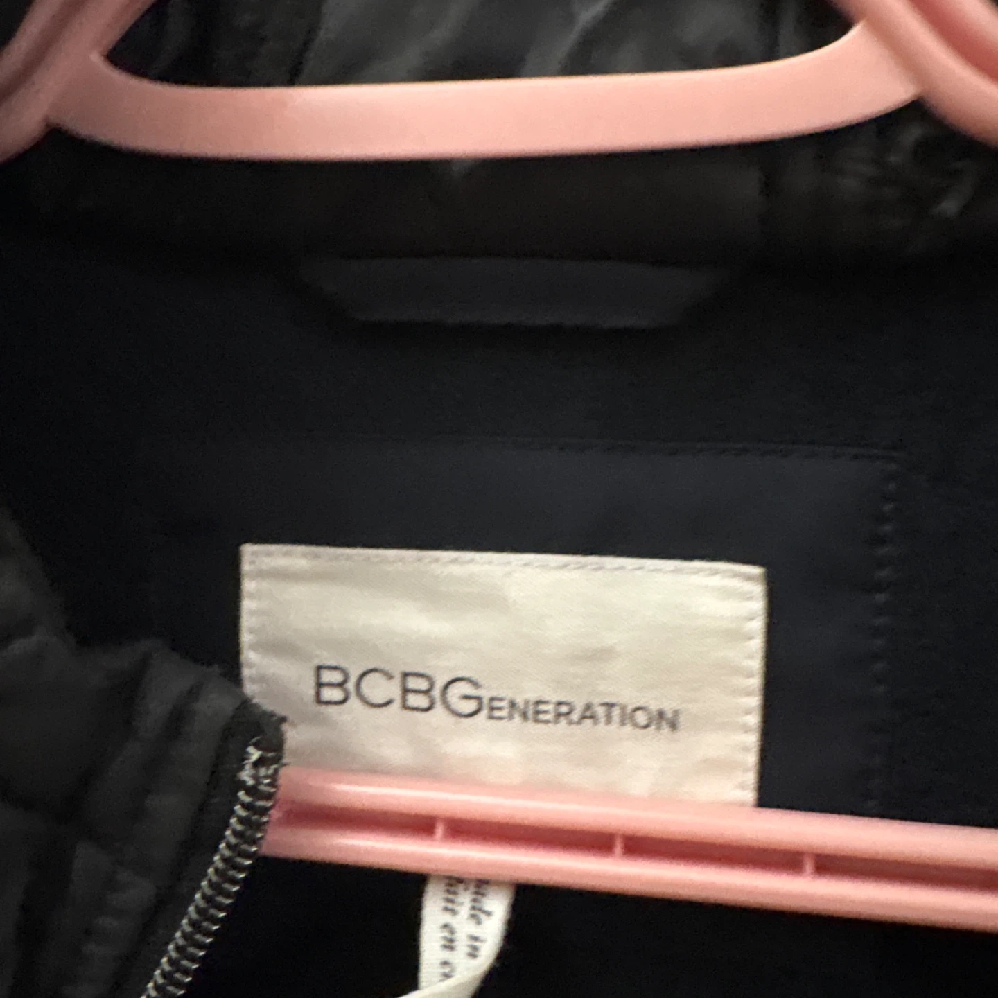 BCBGGeneration Navy Quilted Detail Jacket - photo 5