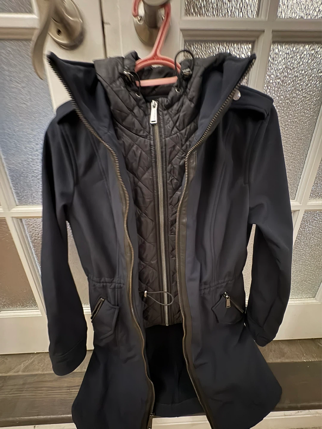 BCBGGeneration Navy Quilted Detail Jacket - photo 3