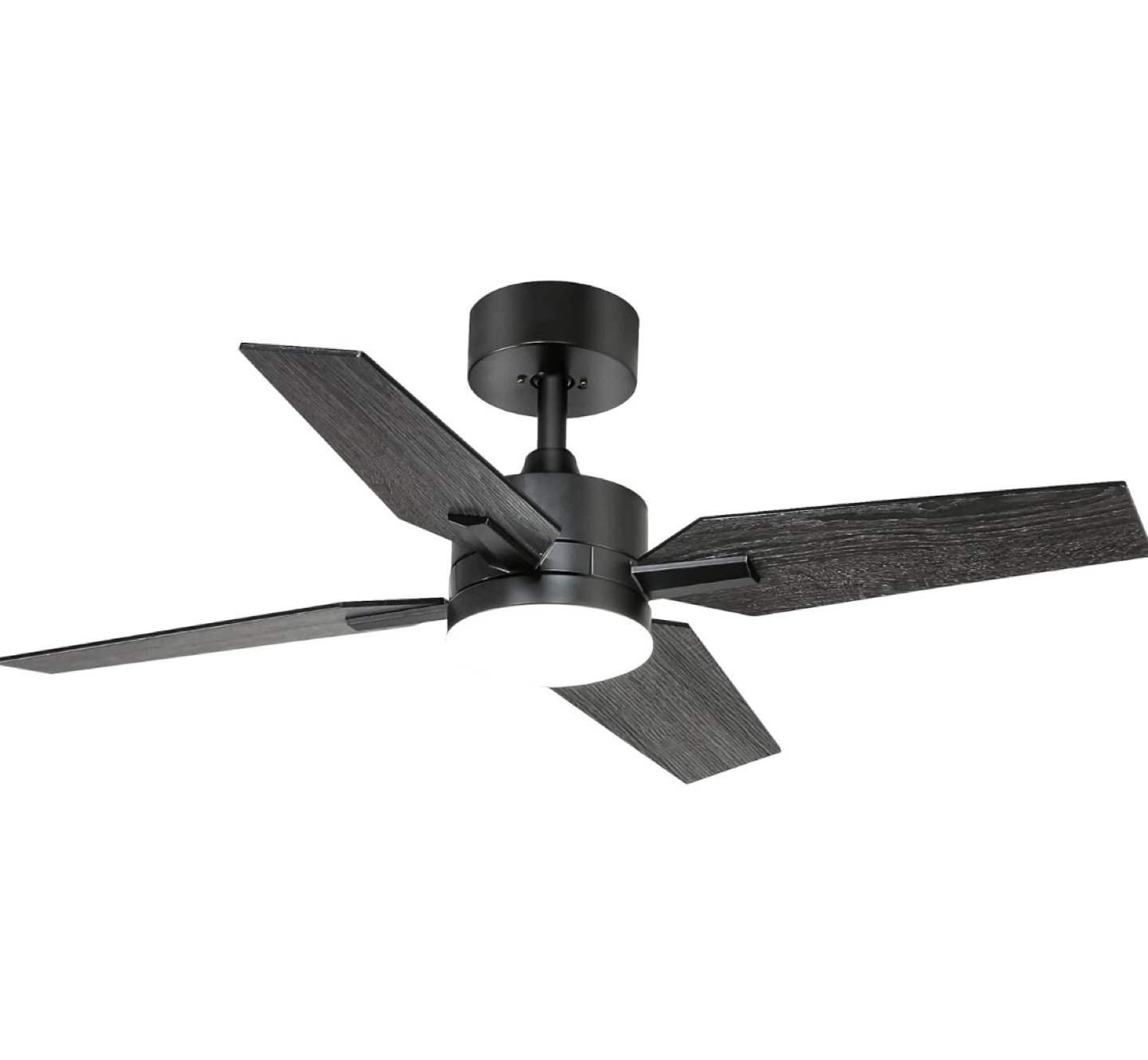 40" Semi Flush Mount Ceiling Fan with Light