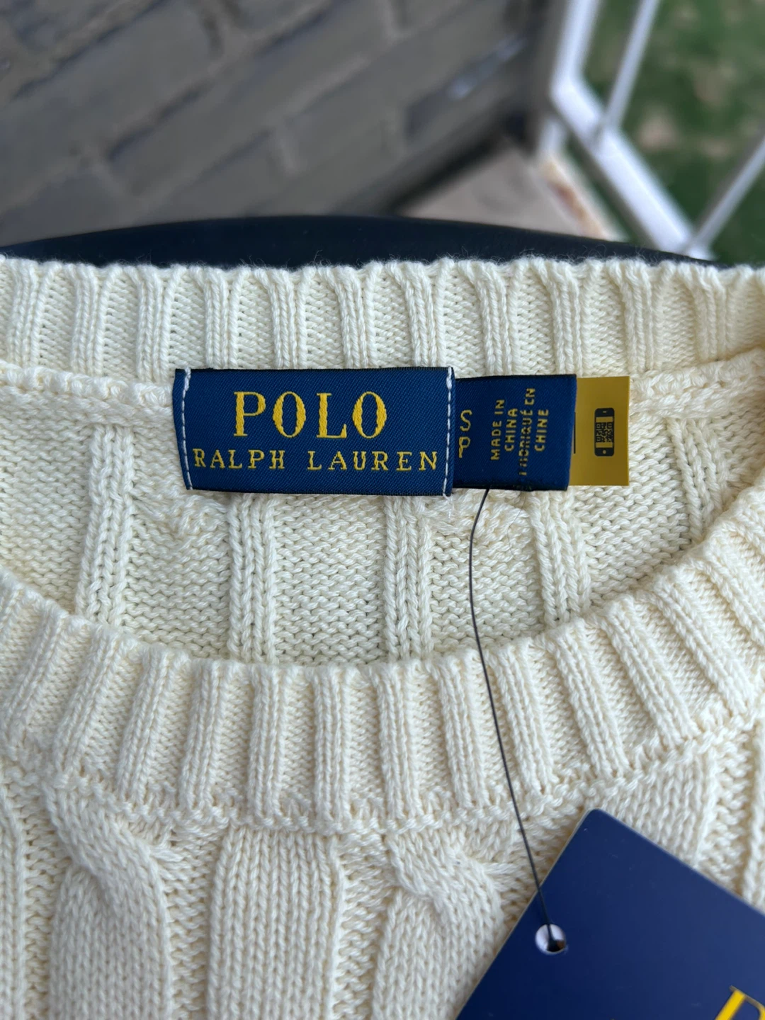 Chandail Polo Ralph Lauren ivoire Petit - photo 2