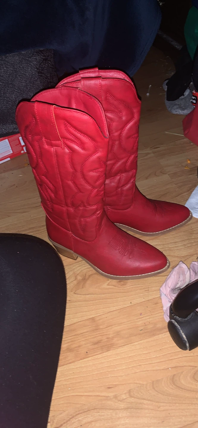 Red Cowboy Boots