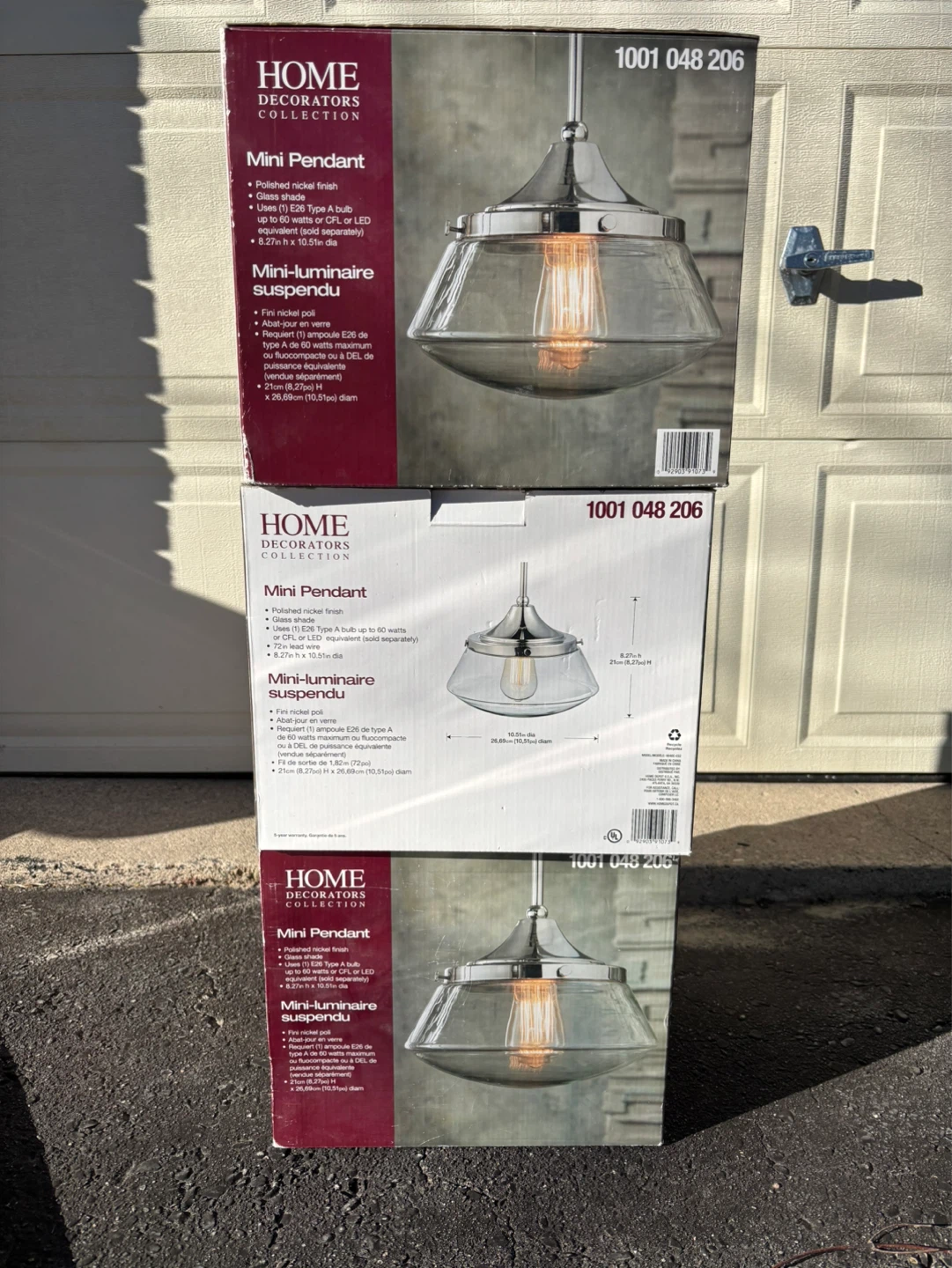 Home Decorators Collection Mini Pendant Light
