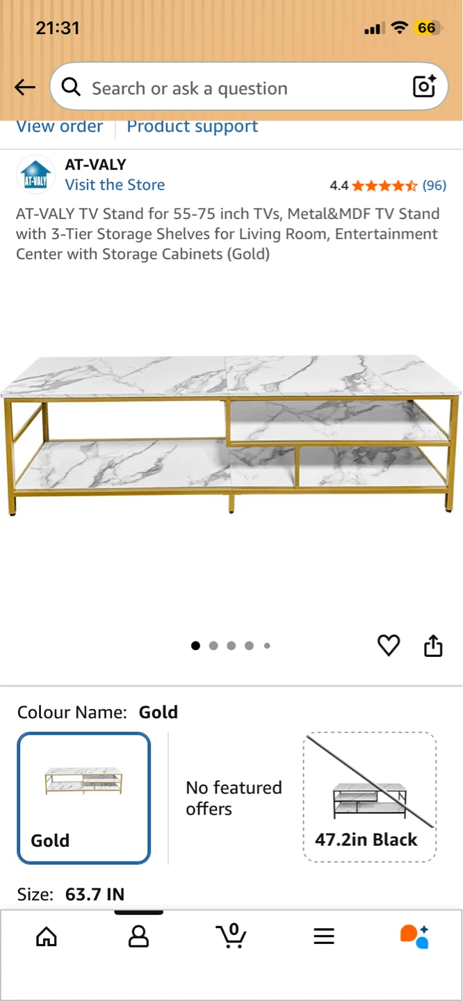 TV Stand for 55-75 inch TVs