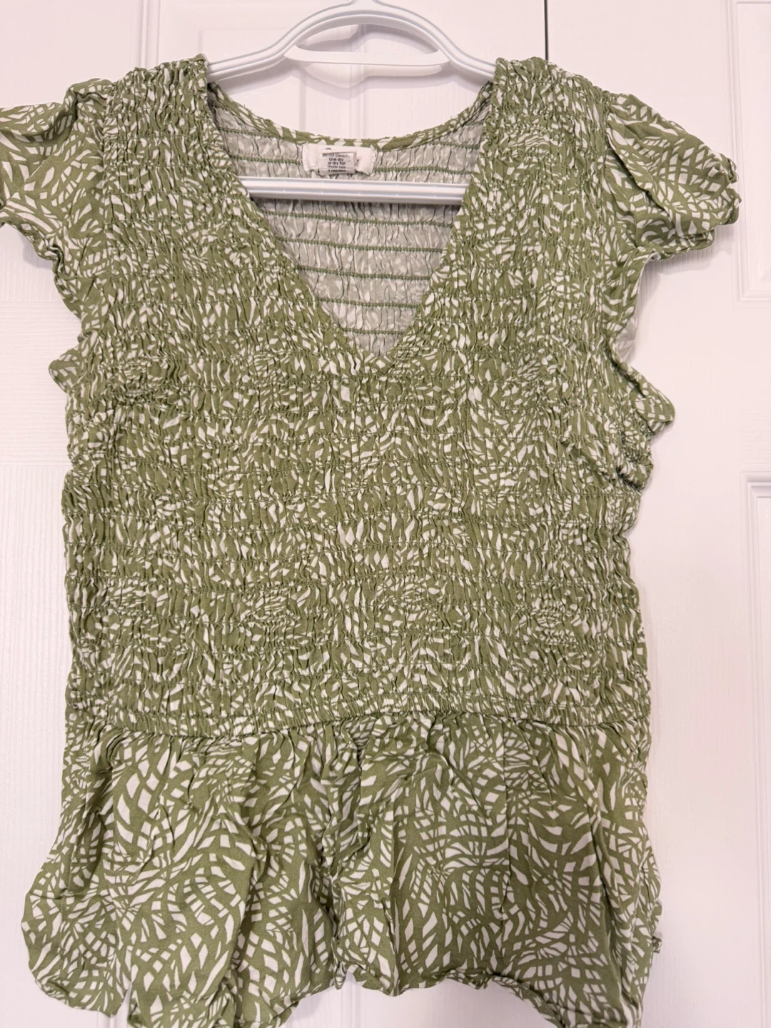 Women's Green top- Size M